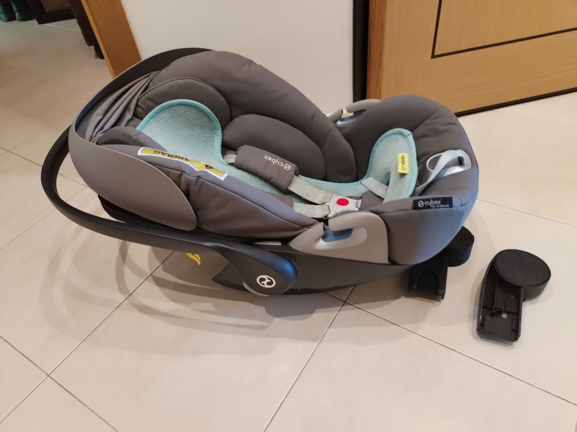Cybex cloud Z ovinho com adaptador e protector aero moov