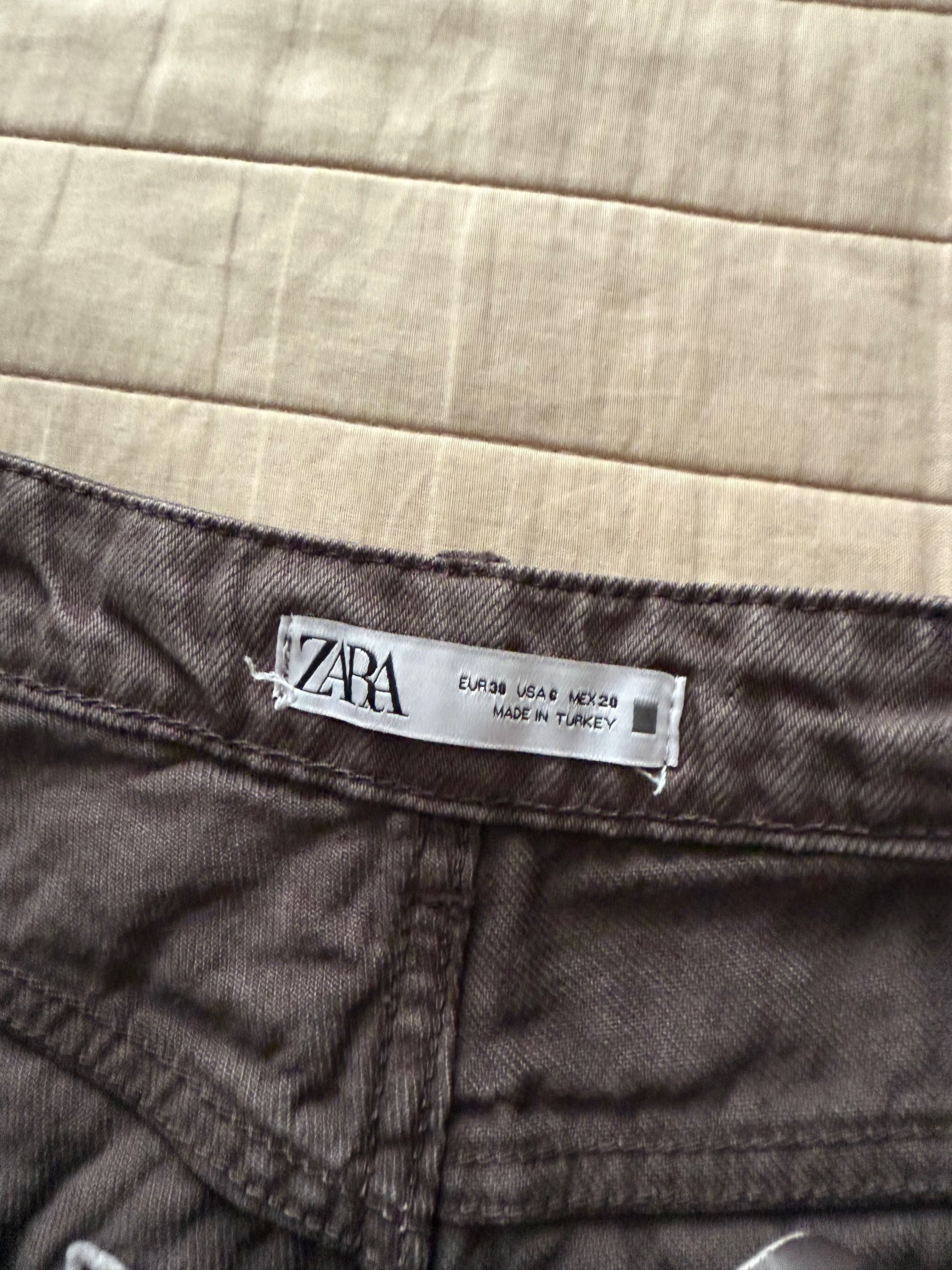 Джинси Zara шоколадні 38р