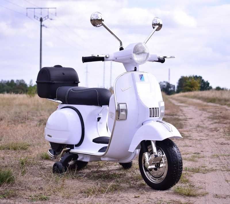 Motor Skuter Piaggio Elektryczny Auto AKUMULATOR Motorek Vespa DZIECI