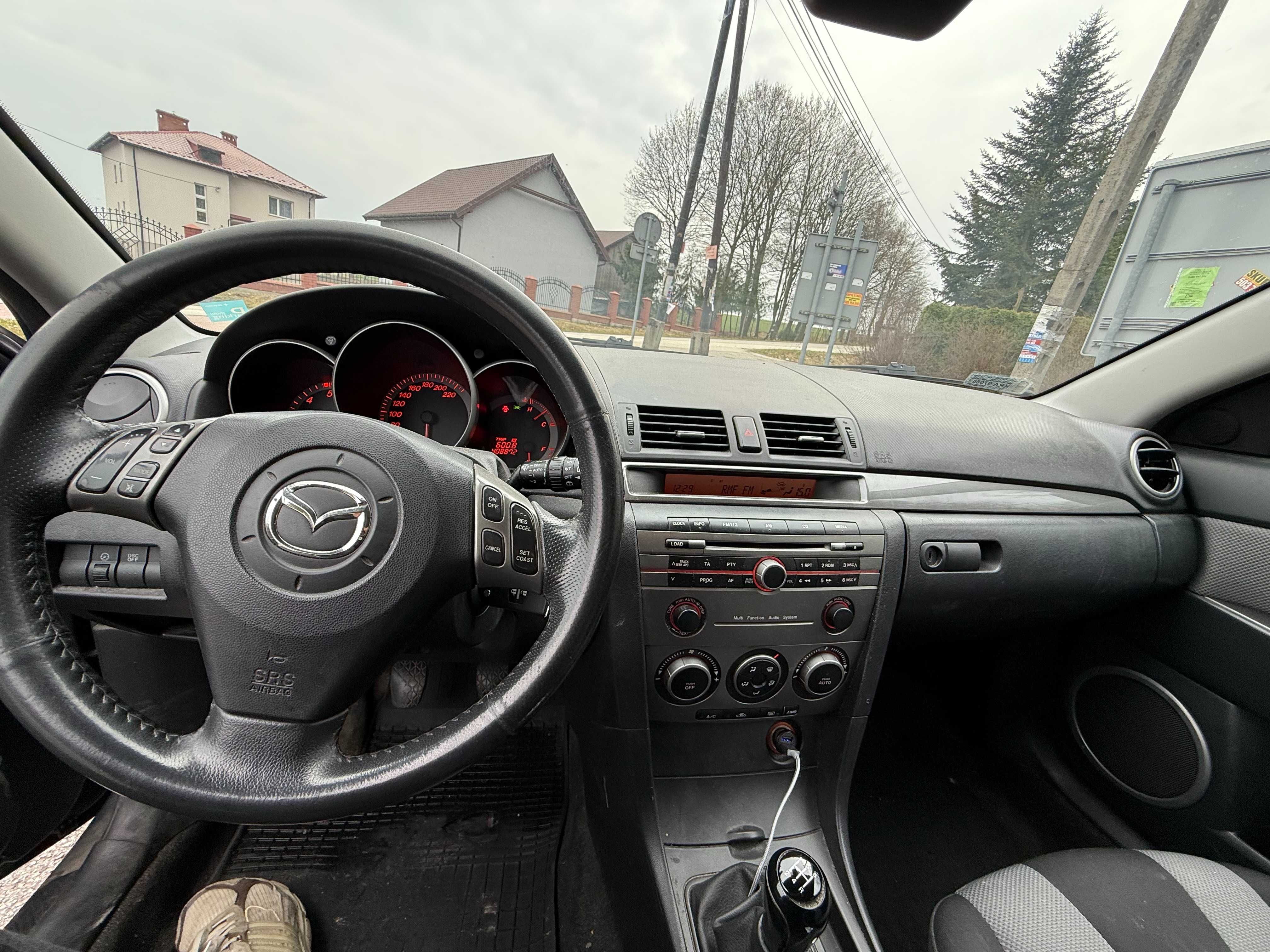 Mazda 3 1.6 CD | 2006| Klimatyzacja automatyczna | Zadbana technicznie
