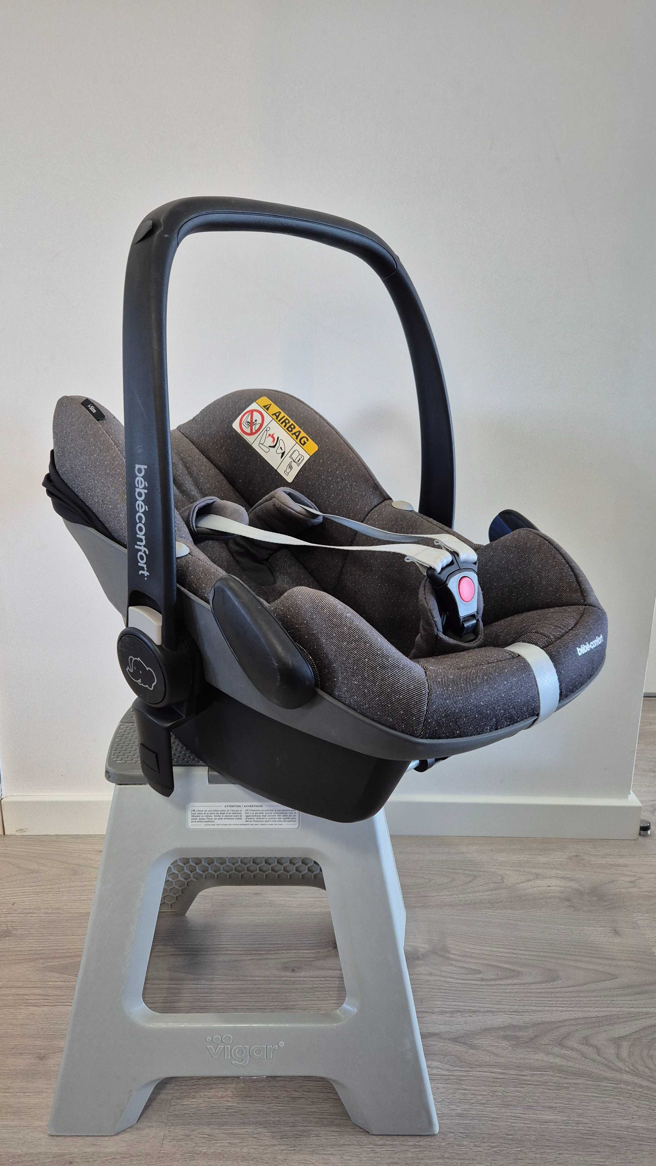 Carrinho Quinny Vancouver Graphite + Ovo Maxi Cosi Bebeconfort