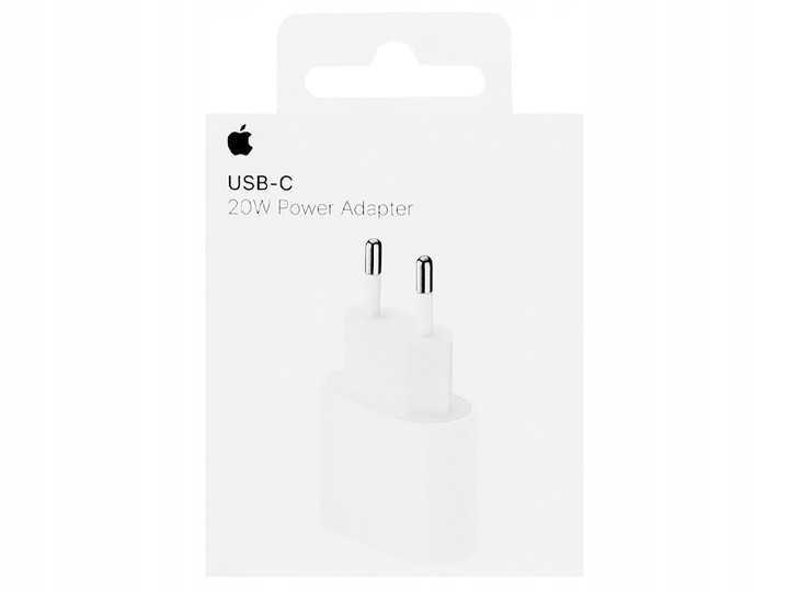 Oryginalna ładowarka sieciowa Apple 20W PD USB C MUVV3ZM/A iPHONE