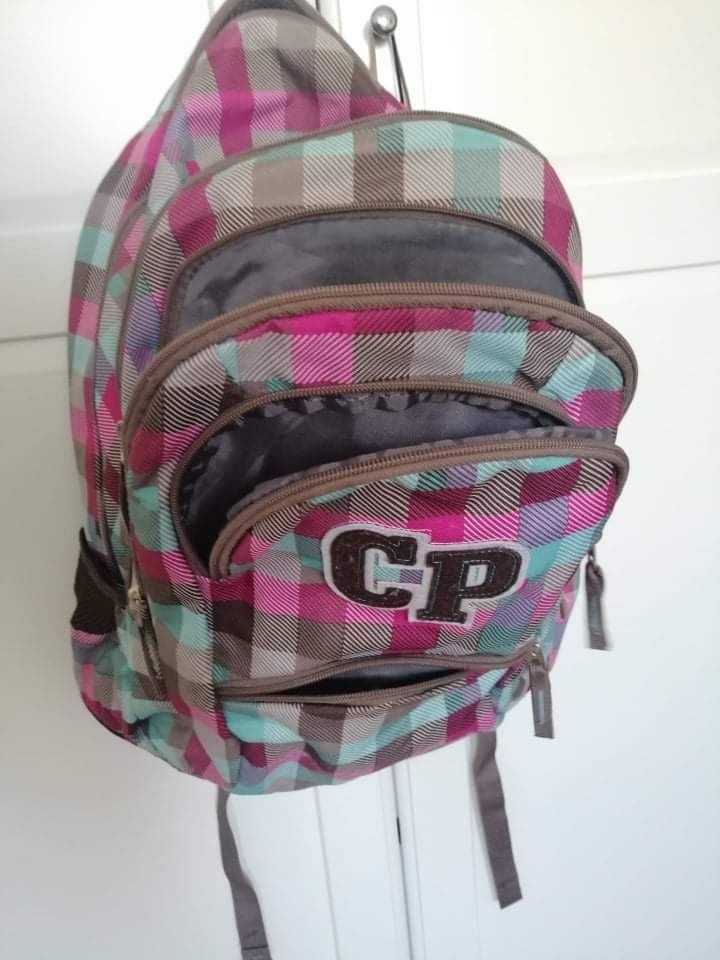 Dziecięcy plecak szkolny w kratę cool pack