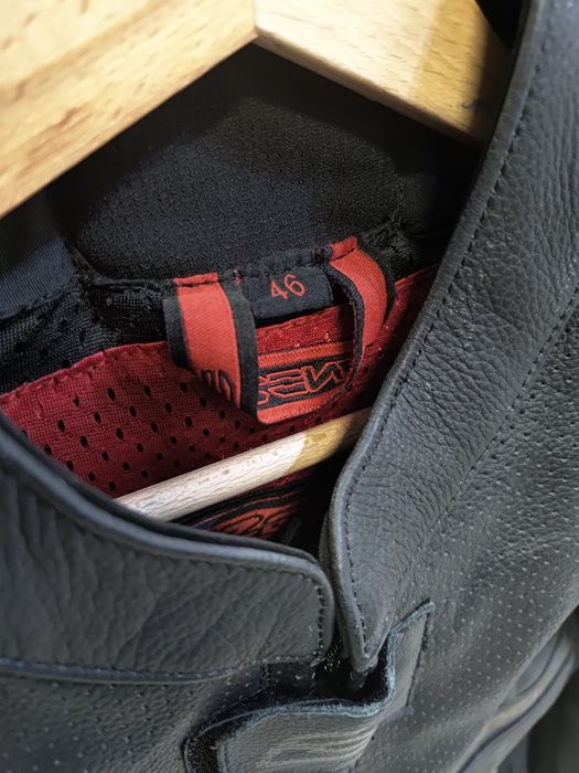 Kurtka motocyklowa skórzana Ozone garb z garbem roz 46