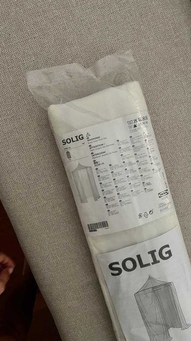 IKEA lSOLIG Dossel, branco, 150 cm