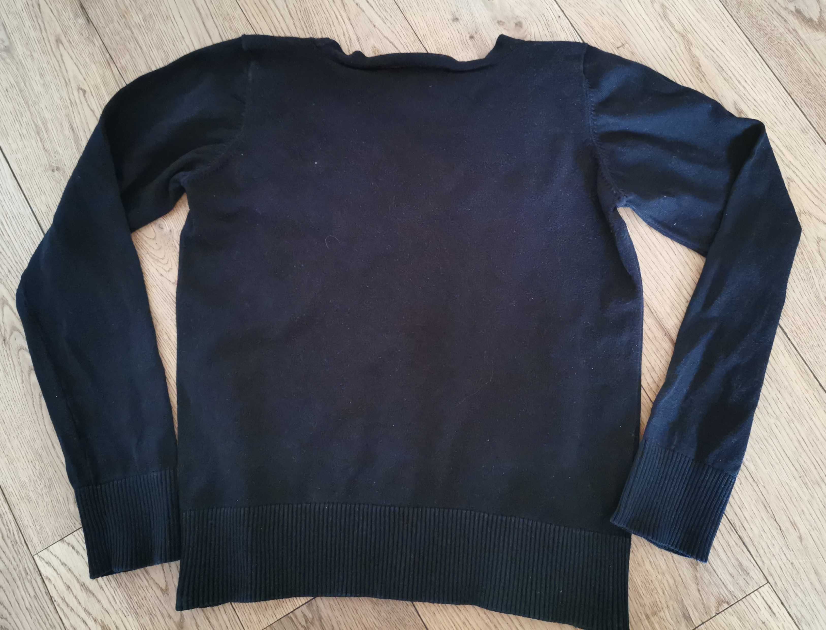 czarny kardigan szkolny sweterek 140 cm NEXT school