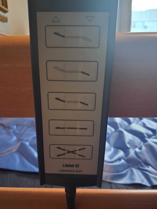 Cama articulada elétrica XL extra larga com vários acessórios incl