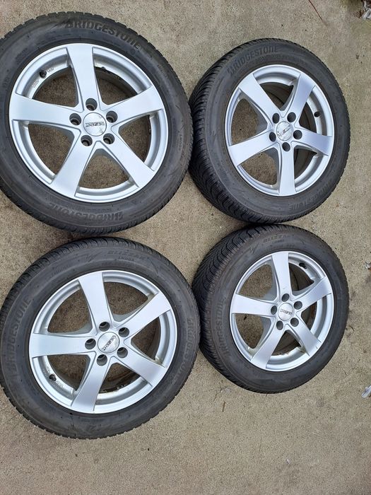 4szt Felgi Aluminiowe Dezent 5x100 15cali Plus Opony Zima 2021r