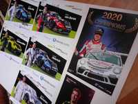 Porsche Huber Racing-karty z autografami