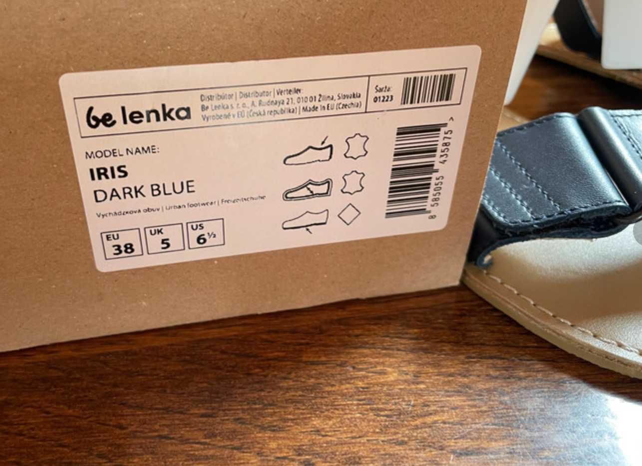 Be Lenka Iris sandały r. 38 dark blue Barefoot