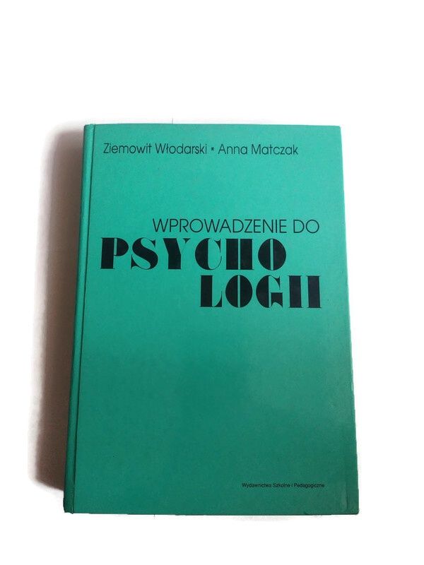 Psychologia książka "Wprowadzenie do psychologii"