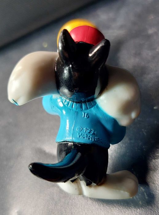 Lote de 2 Bonecos em PVC. Porky Pig e Silvestre