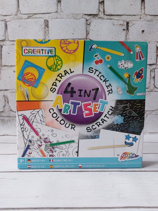 Kreatywne zabawy Grafix kolorowanki zdrapywanki spirale nowe hit