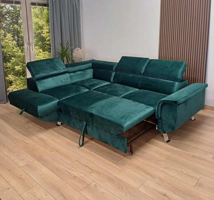 Naroznik Rio Funkcja spania Wybor tkaniny Nowosc