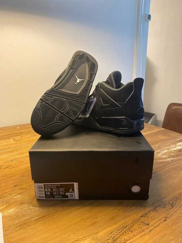 Nike Jordan 4 Retro Black Eu 42