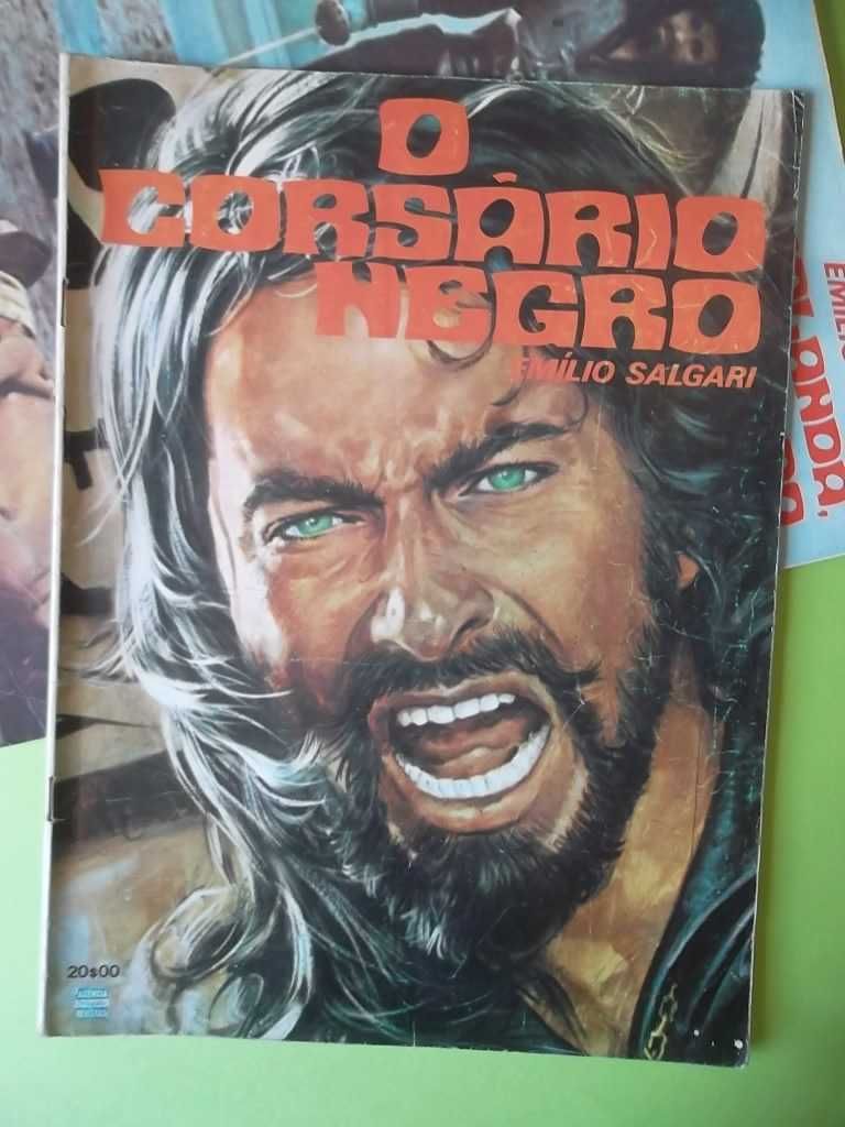 O CORSÁRIO NEGRO - COL. COMPLETA 3 VOLUMES A.P.R. (1978)