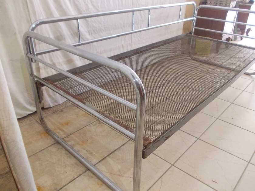 Kanapa / Sofa chrom – Bauhaus Art Deco Modernizm