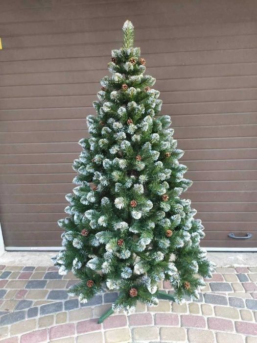 ‼️ Елка новогодняя искусственная со снегом с шишками, ёлочка, ель.Дроп