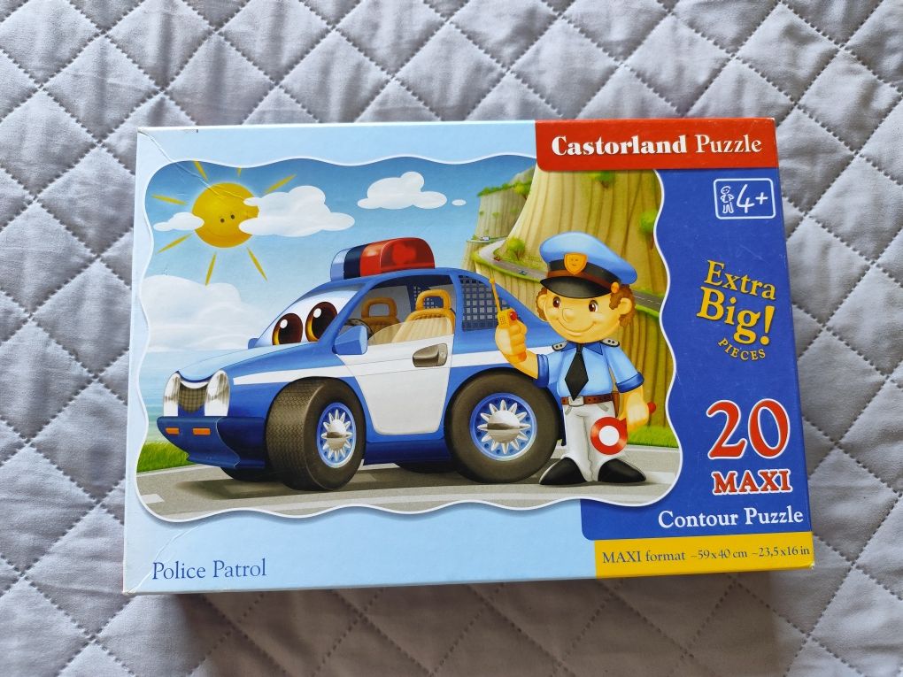 Puzzle maxi 20 sztuk policjant