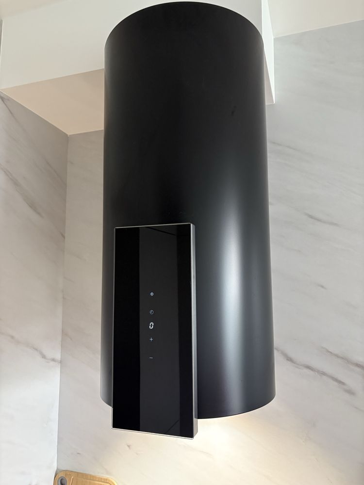 Okap tuba VDB MAH Glass H2H Czarny 680m3/h 61 dB klasa A