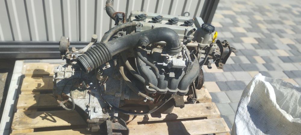 Faw v5 мотор+коробка+генератор+радіатор+мозги