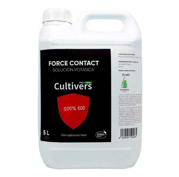 Solução Potássica Force Contact Cultivers - 5L - Novo e Selado