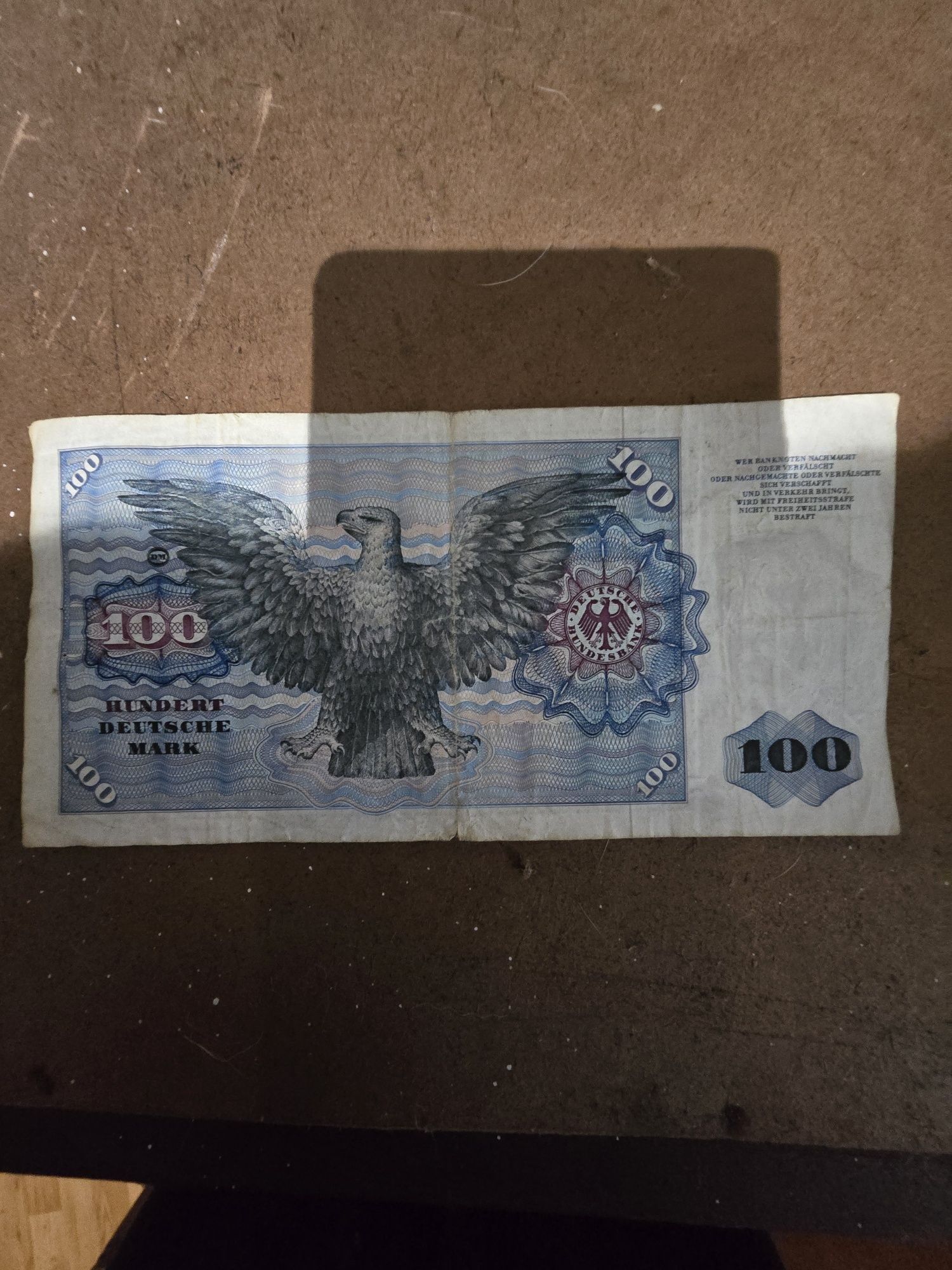 Nota 100 Marcos Alemã
FEDERAL DA ALEMANHA 100
MARCA ALEMĂ 1970