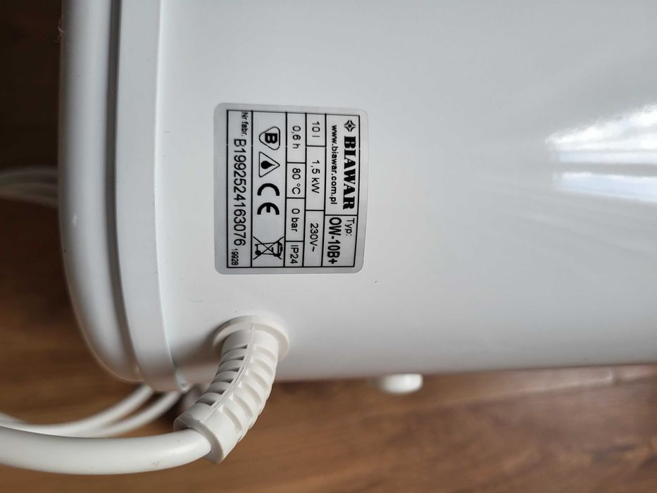 Elektryczny podgrzewacz wody Biawar 10 l OW-10B+
