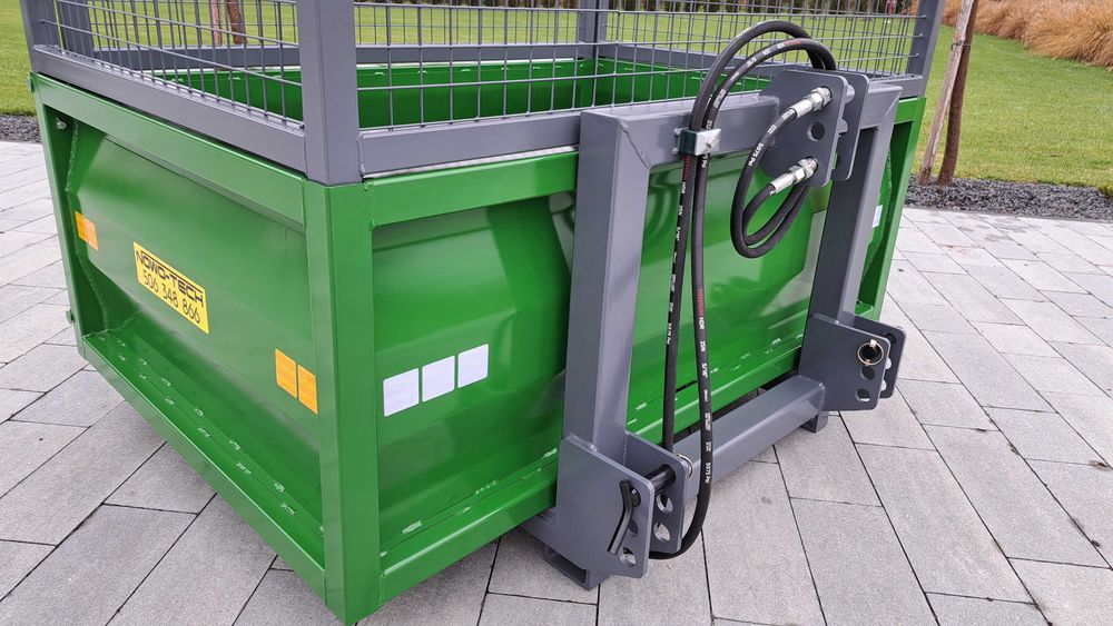 skrzynia transportowa na tył ciągnika tylny TUZ kiper hydrauliczny