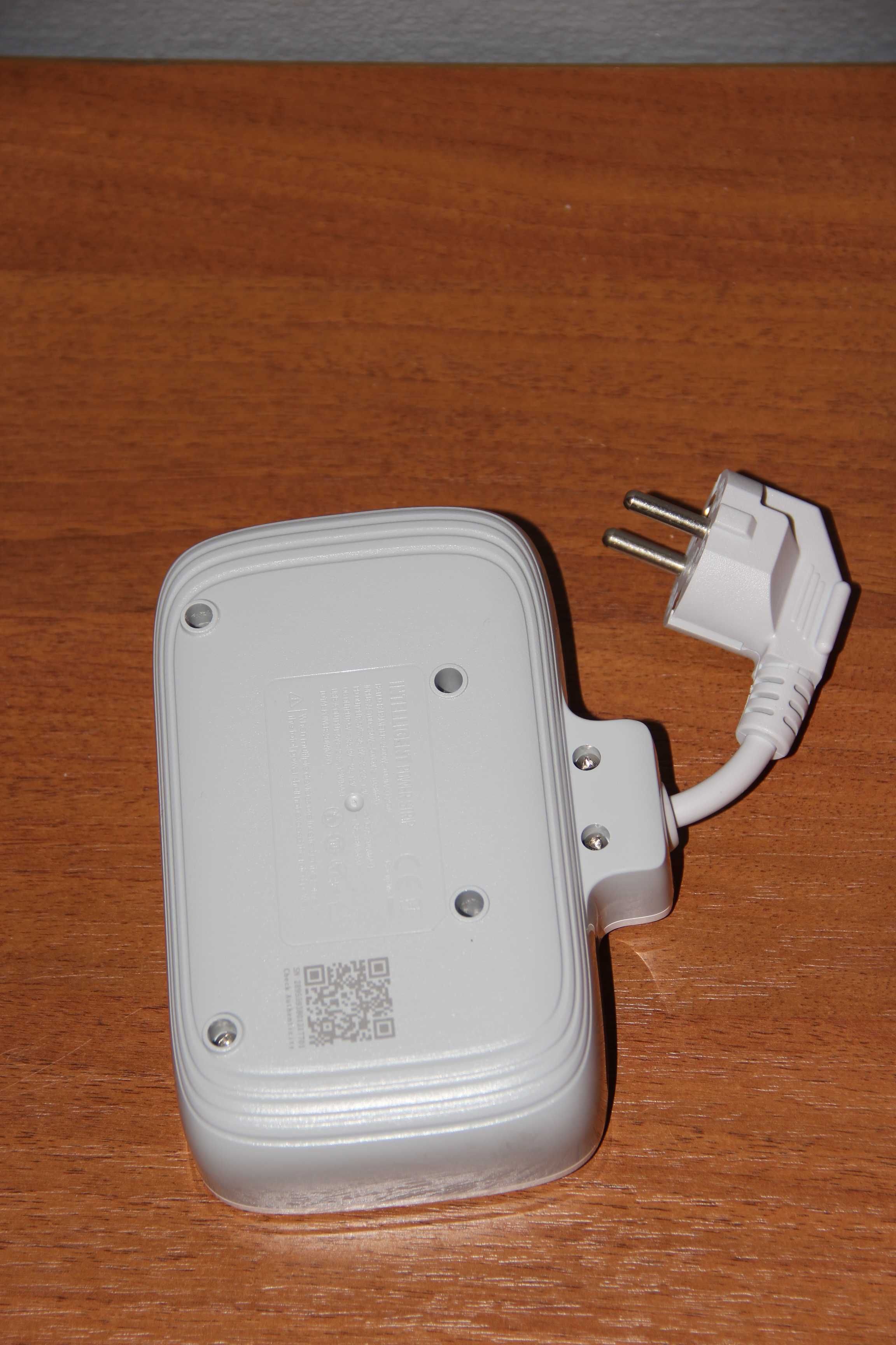 Мережевий фільтр LDNio SE2435 2 розетки 10А 3xUSB-A-C з вимикачами