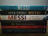 Sprzedam książki FC Barcelona, Messi, Iniesta, Xavi, Guardiola