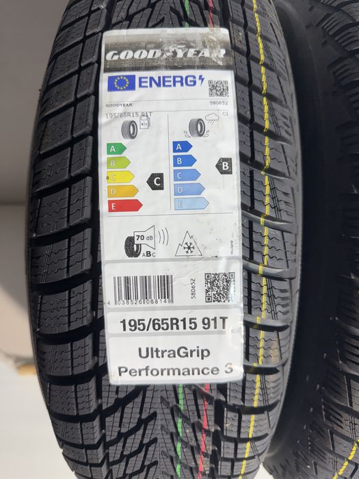 2x 195/65r15 GoodYear UltraGrip Performance 3 91T 2025