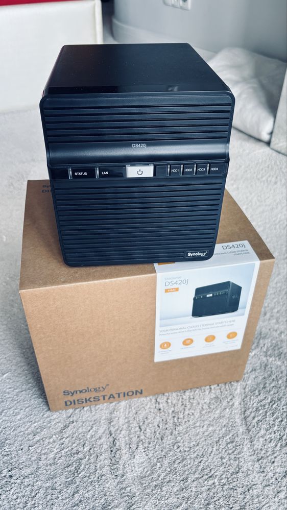 Synology DS421j używany - w pełni sprawny