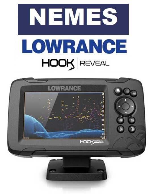 Echosonda Lowrance HOOK REVEAL 5" z przetwornikiem 83/200 kHz PROMOCJA