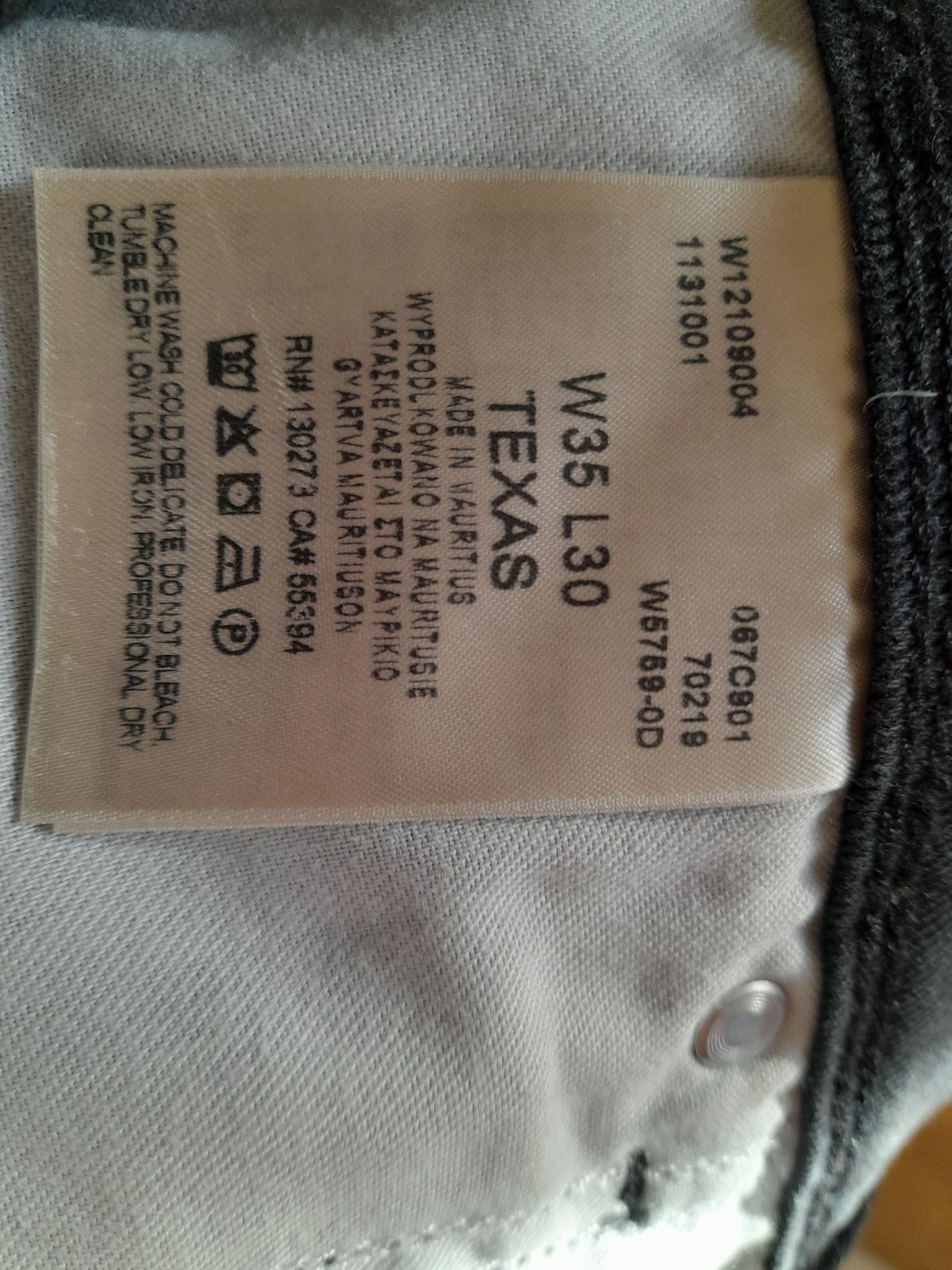 Wrangler Texas spodnie jeans W35 L30