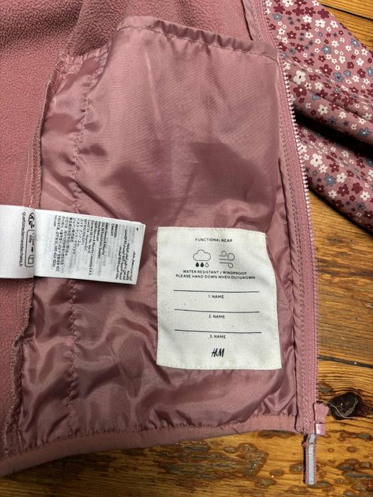 Kurtka softshellowa H&M rozmiar 122/128 – bardzo dobry stan