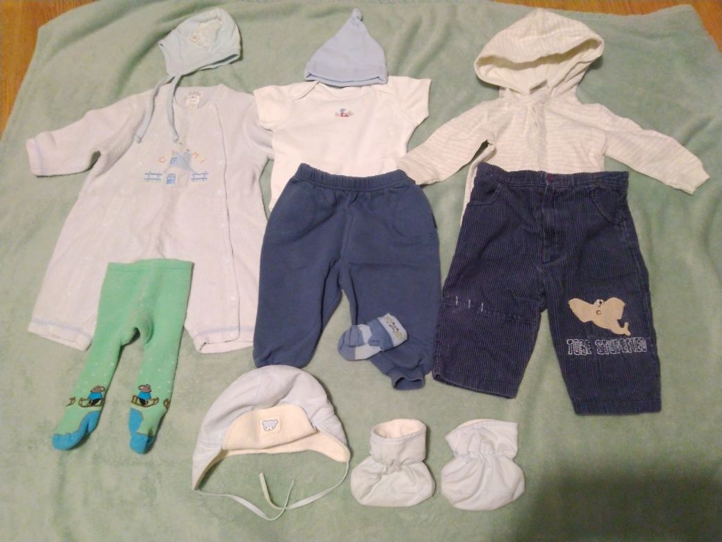 Одежда для малыша 3-9месяцев, 11 вещей, цена за всё вместе