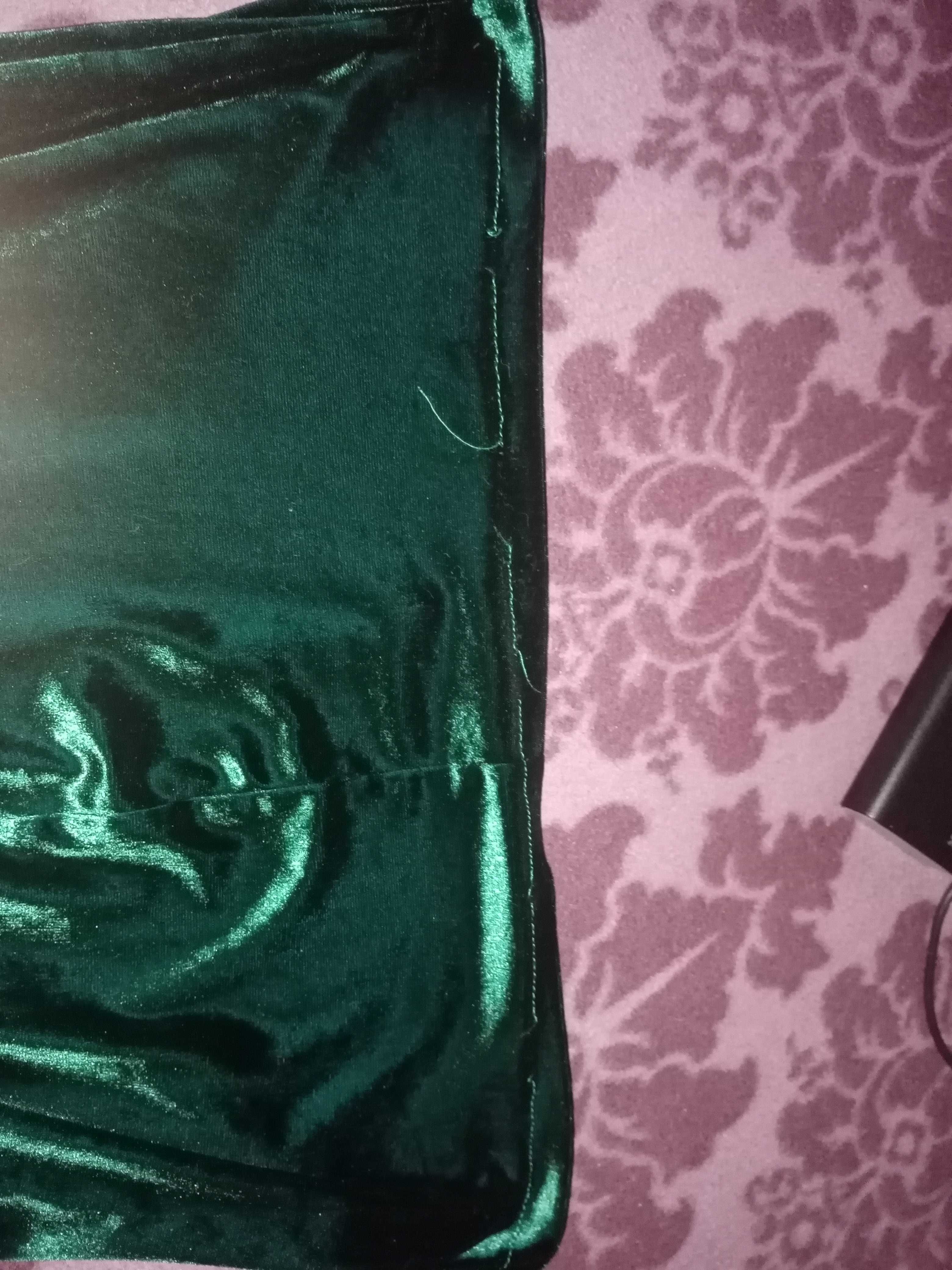 Zara sukienka butelkowa zieleń tunika