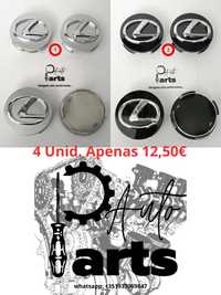 Conjunto de centros de jante Lexus 62mm