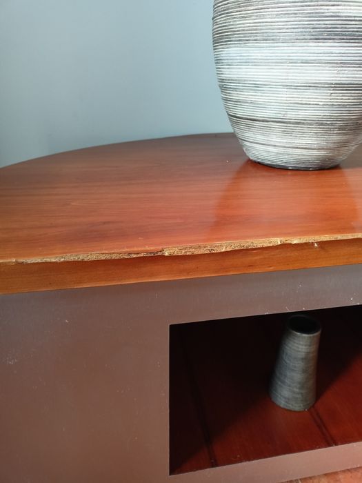 Móvel de apoio lareira