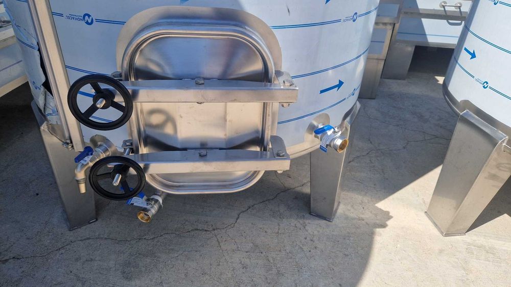 Cuba Inox Fermentação Vinho 2000 Litros 2 Portas