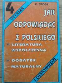 Literatura współczesna Pytania i odpowiedzi dodatek maturalny