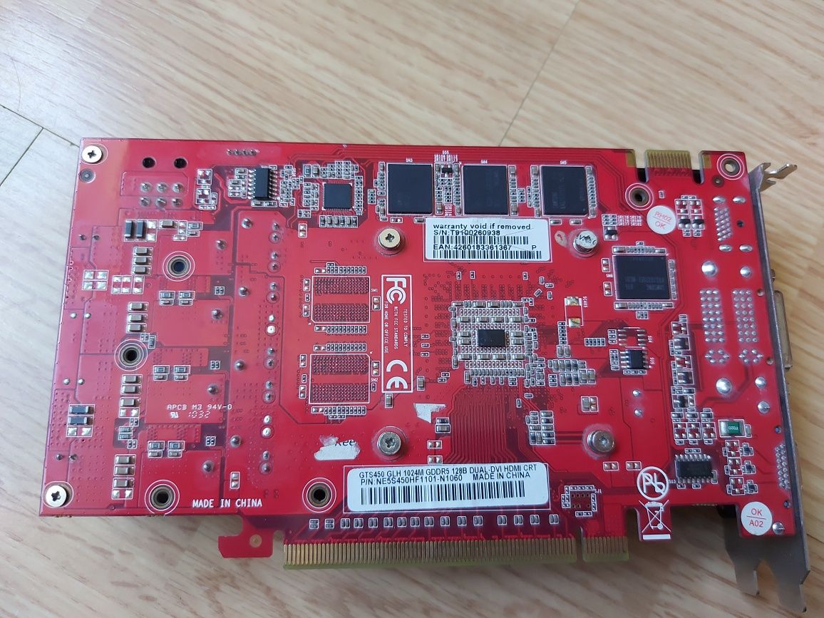 Gainward GTS 450 GLH Geforce 1GB Karta Graficzna hdmi DDR5 PCI-E