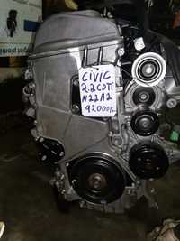 Motor Honda civic 2.2 cdti ref n22a2 COM 92000 KM, COM GARANTIA.