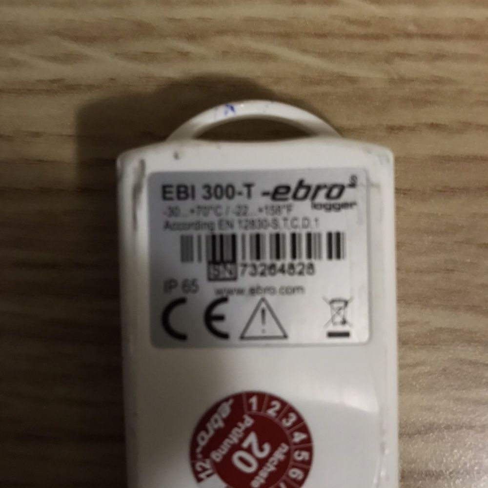 Ebro EBI 300 USB Datalogger de temperatura para produtos alimentares