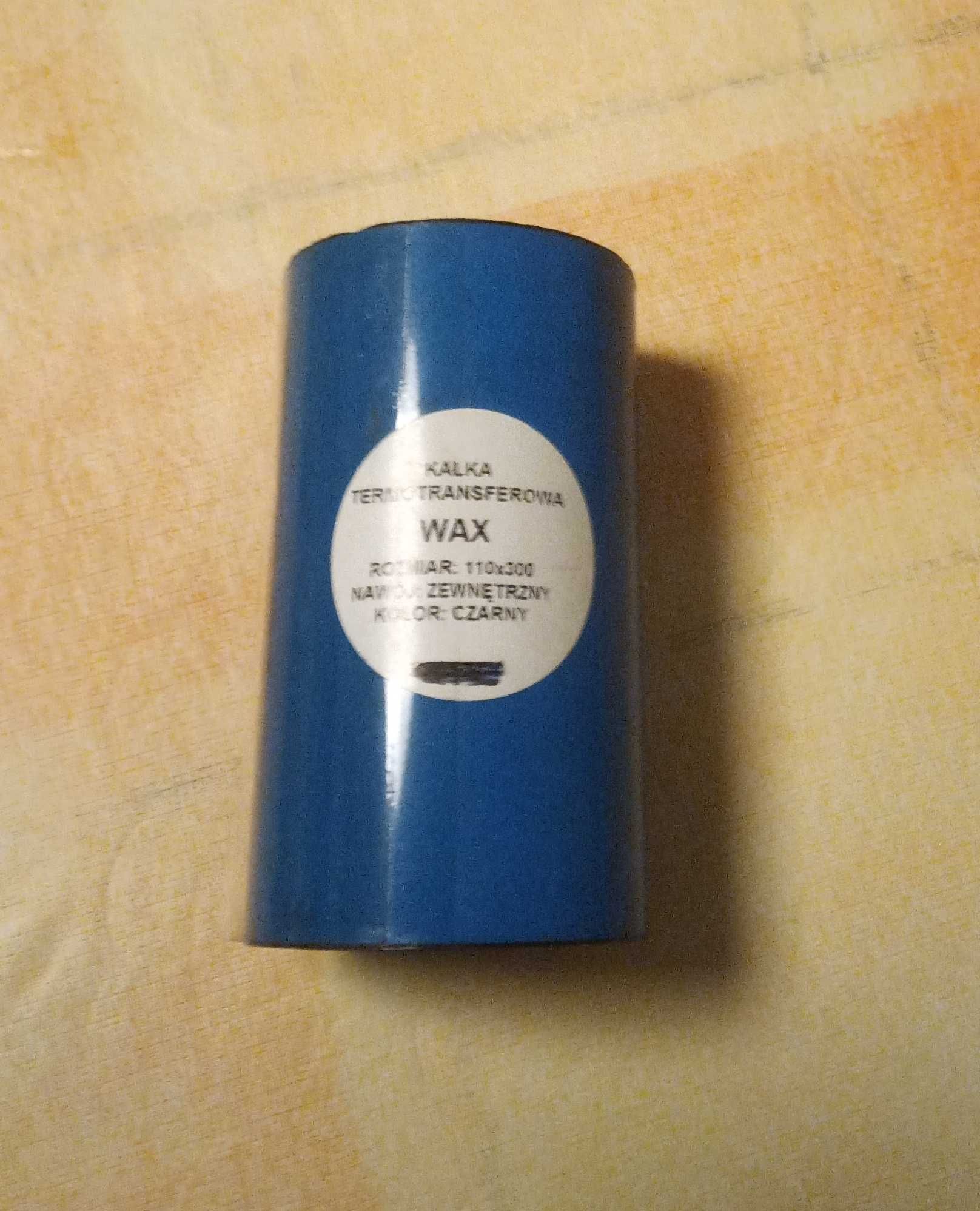 Kalka termotransferowa WAX 110mm  x 300 mb