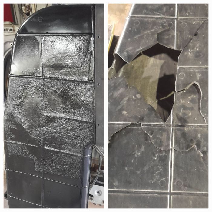 Ремонт бампера, пайка пластика, скловолокно, епоксидка