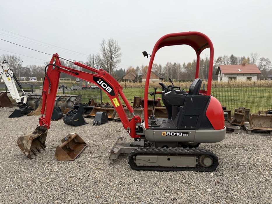 2016 rok 3 łyżki JCB 8018 minikoparka koparka kubota bobcat yanmar