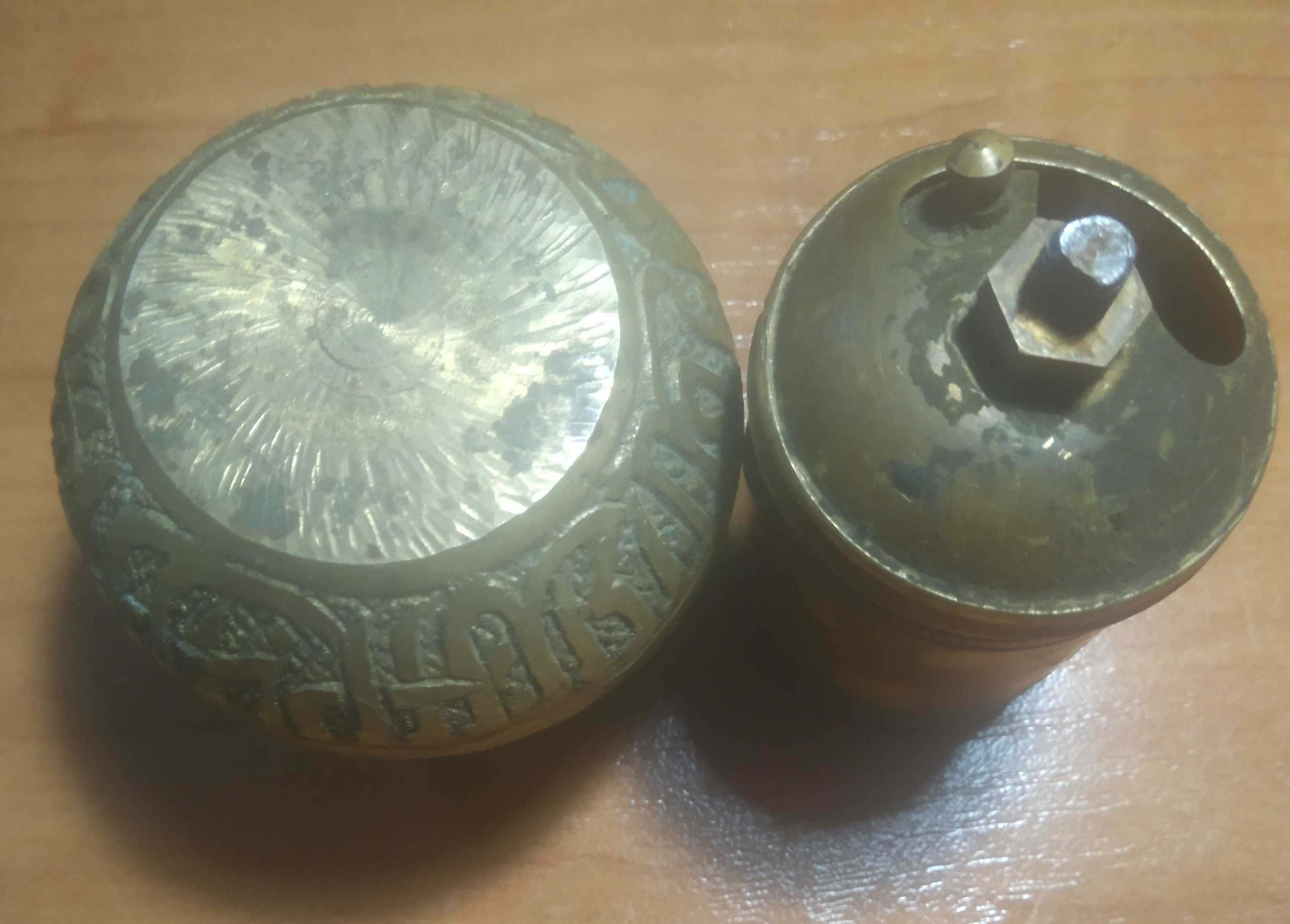 Кофемолка, чашечка латунные