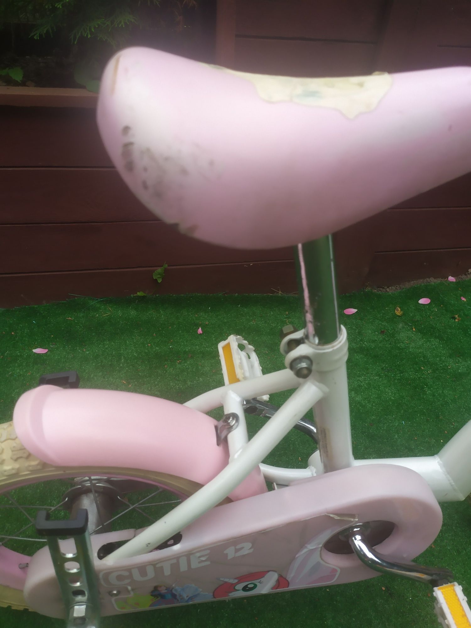 Rower dziecięcy 12" różowy Teamraider Cutie dla dziewczynki